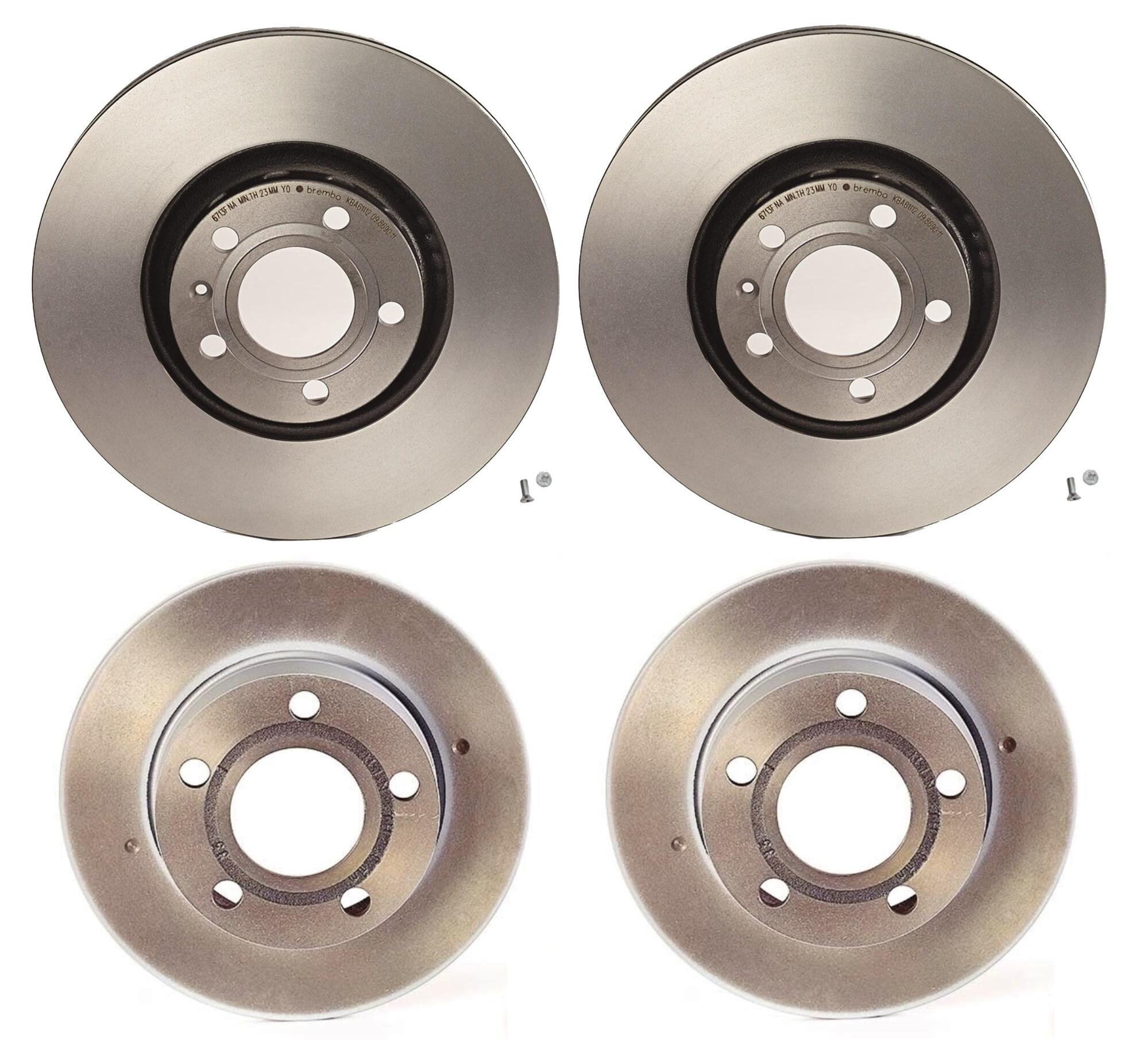 Brembo Disc Brake Rotor Kit Front and Rear (312mm/245mm) Brembo